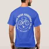 T-shirt Ours couché HT (cyclisme) (Dos)