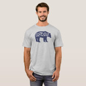 T-shirt Ours d'Alaska Cordova (Devant entier)