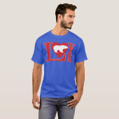 T-shirt Ours d'amour ami (Devant entier)