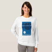 T-shirt Ours dans le clair de lune - Washington (Devant entier)