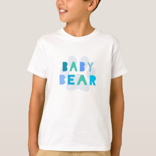 T-shirt Ours de bébé - bleu