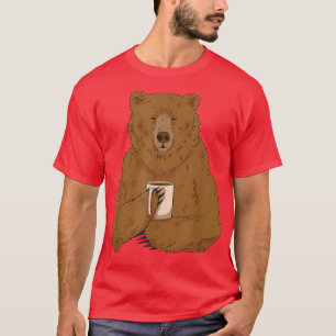 T-shirt Ours de café 506