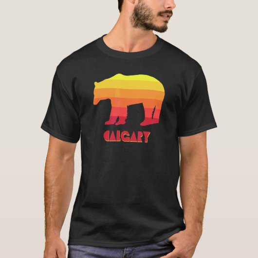 T-shirt Ours de Calgary en Alberta (Devant)
