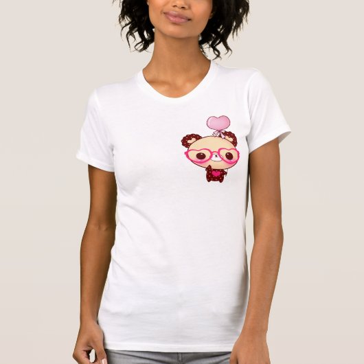 T-shirt Ours de chocolat de Kawaii (Devant)