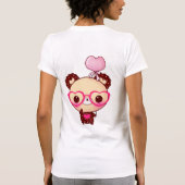 T-shirt Ours de chocolat de Kawaii (Dos)