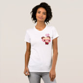 T-shirt Ours de chocolat de Kawaii (Devant entier)