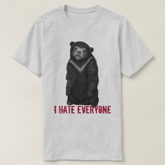 T-shirt Ours de confession (Design devant)