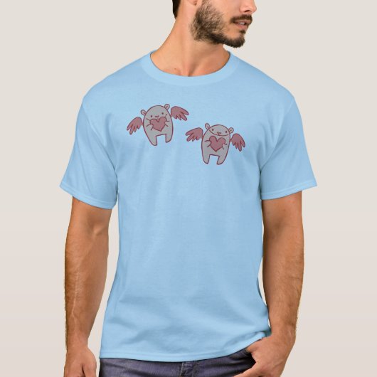T-shirt Ours de cupidon - rose (Devant)