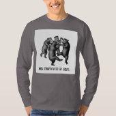 T-shirt Ours de danse gris (Devant)