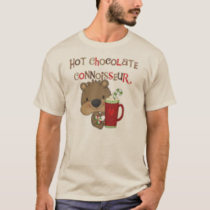 T-shirt Ours de garçon de connaisseur de chocolat chaud