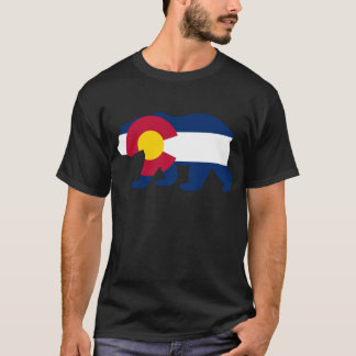 T-shirt Ours de la Californie de drapeau du Colorado