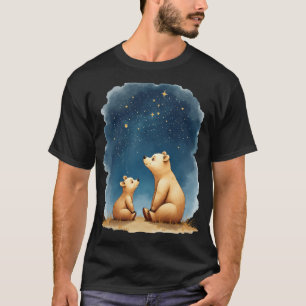 T-shirt Ours de la Nuit Étoilée