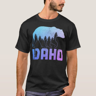 T-shirt Ours de l'Idaho Fierté Grizzly Randonnée Extérieur