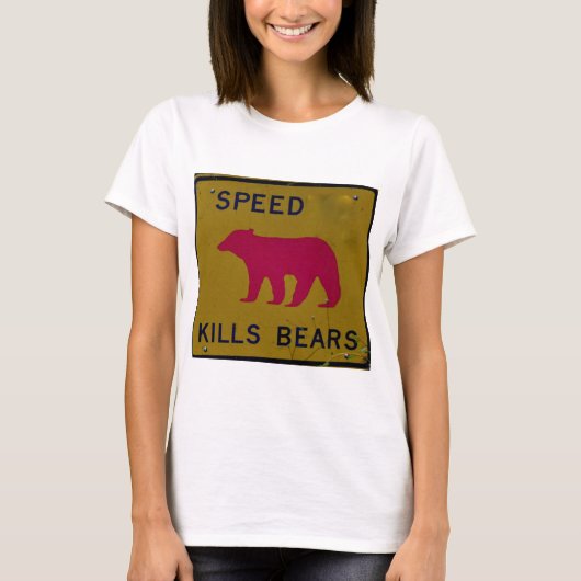 T-shirt ours de mises à mort de vitesse (Devant)