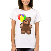 Ours de nounours avec des ballons