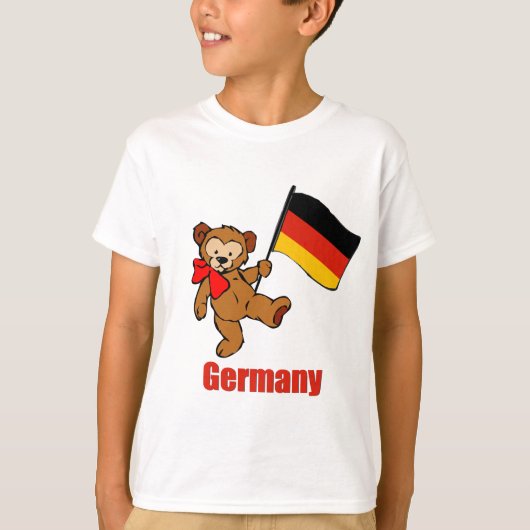 T-shirt Ours de nounours de l'Allemagne (Devant)