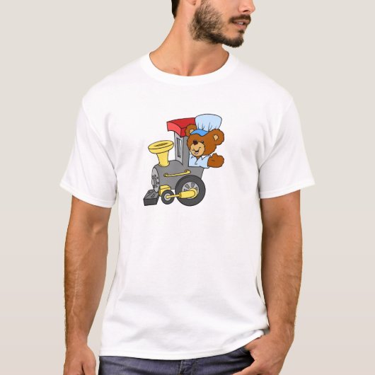T-shirt Ours de nounours de train de Choo Choo (Devant)