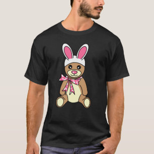 T-shirt Ours de nounours mignon d'oreilles de lapin de