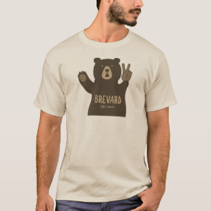 T-shirt Ours de paix de Brevard Caroline du Nord