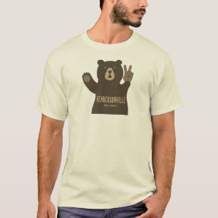 T-shirt Ours de paix de Hendersonville en Caroline du Nord