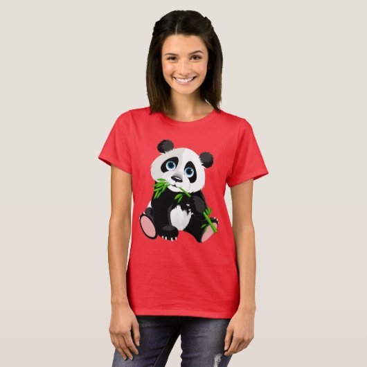 T-shirt Ours de Panda (Devant entier)