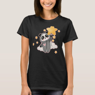 T-shirt Ours De Panda Dans De Mignons Pyjamas