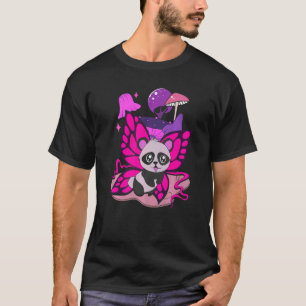 T-shirt Ours de Panda d'insecte Papillon Champignons Cute