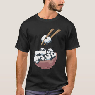 T-shirt Ours De Panda Japonais Ra Noodle Bowl