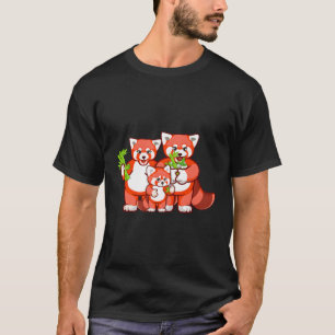 T-shirt Ours de panda rouge Zookeeper Zoogoer animal sauva