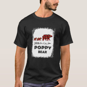 T-shirt Ours De Pavot Drôle Correspondant Famille Ours De