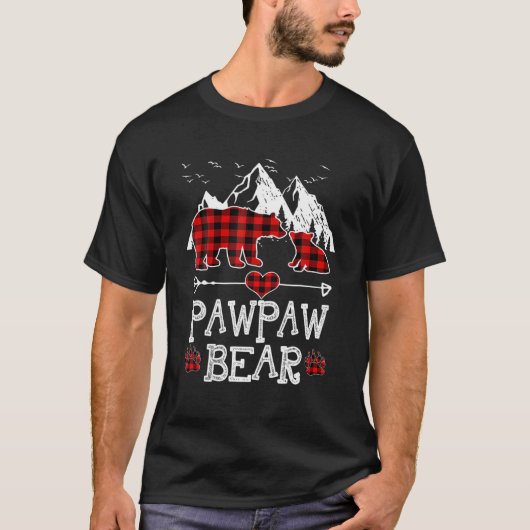 T-shirt Ours de pawpaw, Ours de pawpaw tressé, Pajama Ours (Devant)
