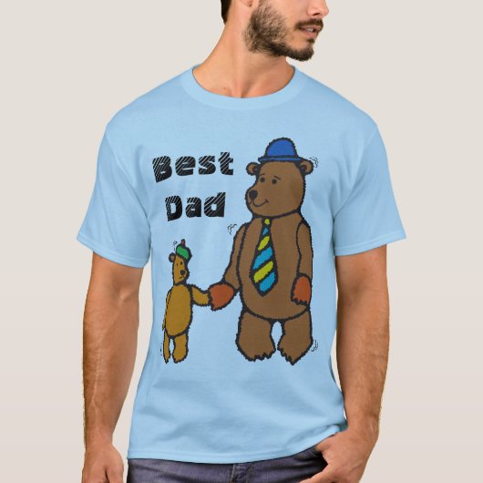 T-shirt Ours de père et d'enfant (Devant)