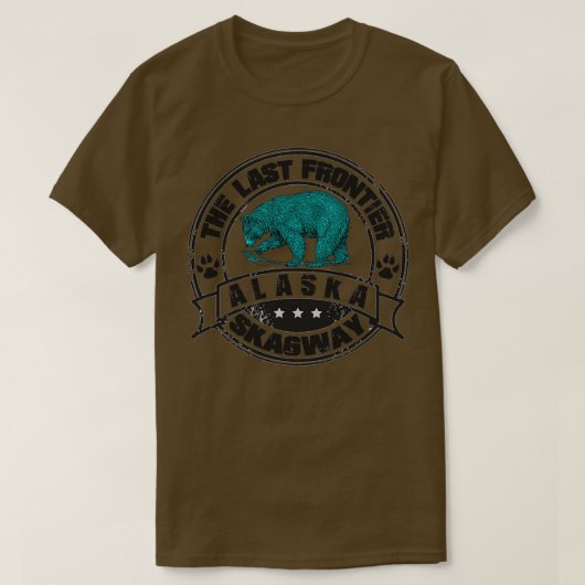T-shirt Ours de Skagway Alaska (Design devant)