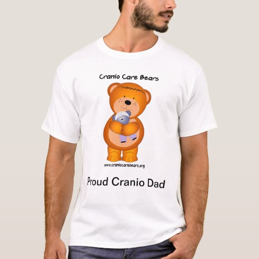T-shirt Ours de soin de Cranio - papa fier de Cranio (Devant)