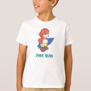 T-shirt Ours de surf