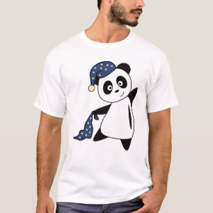 T-shirt Ours de tête de nuit Panda Panda