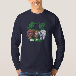 T-shirt Ours de tigre de lions oh mes