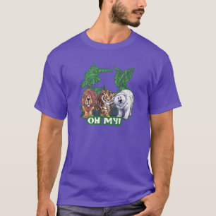 T-shirt Ours de tigre de lions oh mes