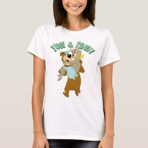 T-shirt Ours de Yogi portant un ours de Cindy