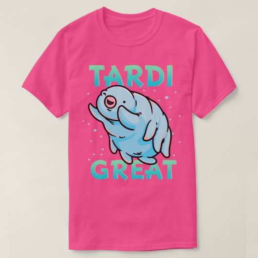 T-shirt Ours d'eau Tardigrade Tardi Grand (Design devant)