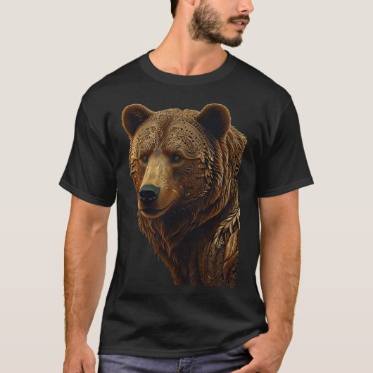 T-shirt Ours d'or (Devant)