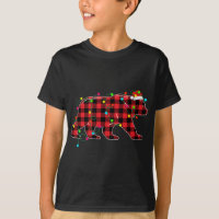 Ours drôle Arbre de Noël Rouge Plaid Xmas Animaux