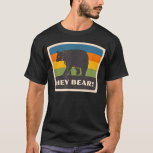 T-shirt Ours drôle Hey Randonnée Extérieur Ours grizzly no