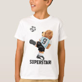 T-shirt Ours du joueur de football (Devant)