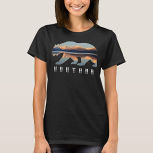 T-shirt Ours du Montana avec Glacier National Park