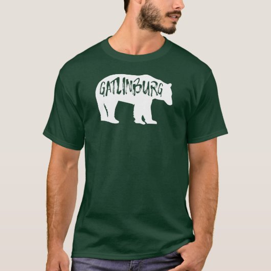 T-shirt Ours du Tennessee de Gatlinburg (Devant)