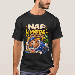 T-shirt Ours en mode sieste activé – Ours endormi drôle et