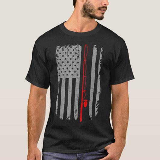 T-shirt Ours en pêcheur avec poisson (Devant)