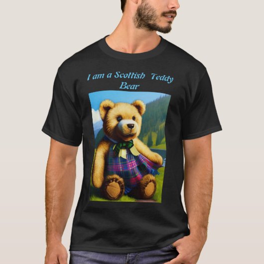 T-shirt ours en peluche (Devant)