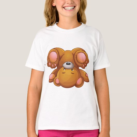 T-shirt Ours en peluche à l'envers (Devant)